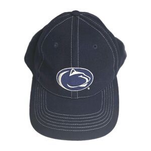 Vintage Penn State Hat Snapback Twins Enterprise Navy Contrast Stitch 90s NCAA